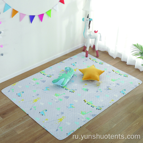 Хлопковый детский игровой коврик Круглый коврик для ползания